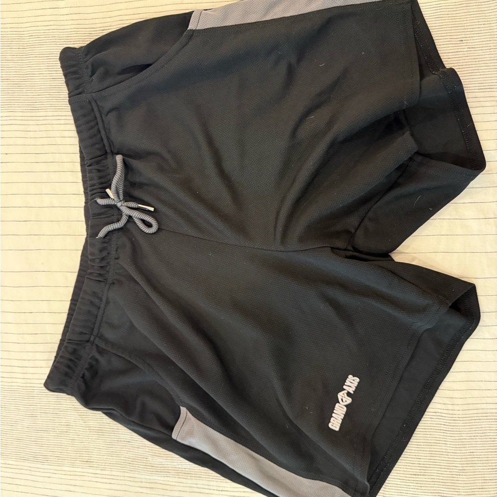 Men's Athletic Shorts in Black and Gray